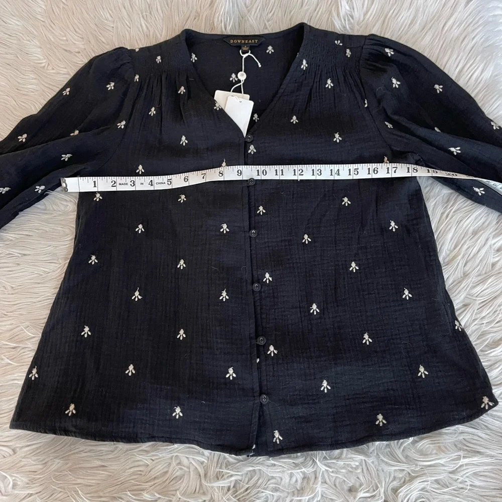NWT | Downeast | Embroidered Top - Picture 9 of 13